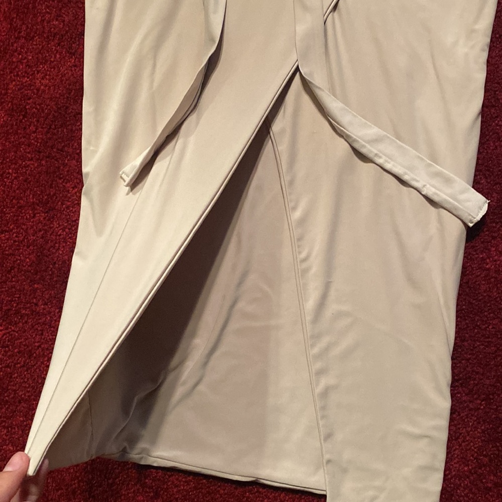 Windsor Asymmetrical Cream Skirt - Picture 5 of 10